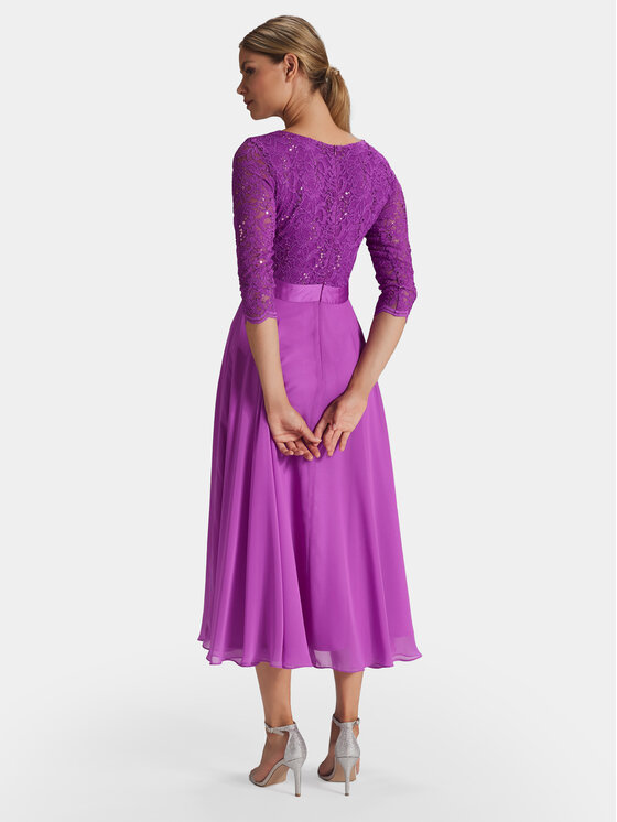 Swing Swing Coctailkleid 5AE01600 Violett Regular Fit