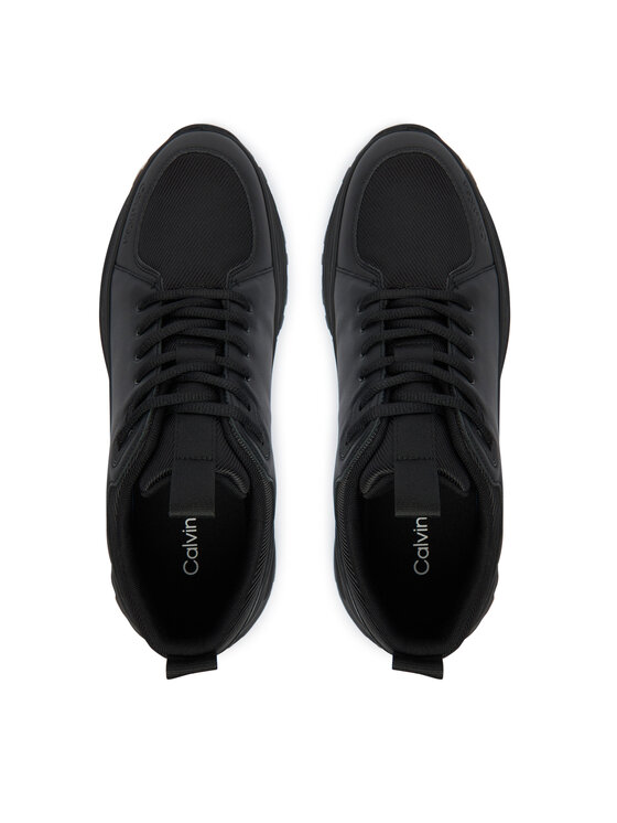 Calvin Klein Calvin Klein Sneakersy Hike Runner Laceup Tech Mix YM0YM01417 Čierna