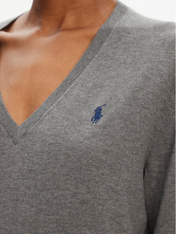Polo Ralph Lauren Polo Ralph Lauren Pulover 211972105001 Gri Straight Fit