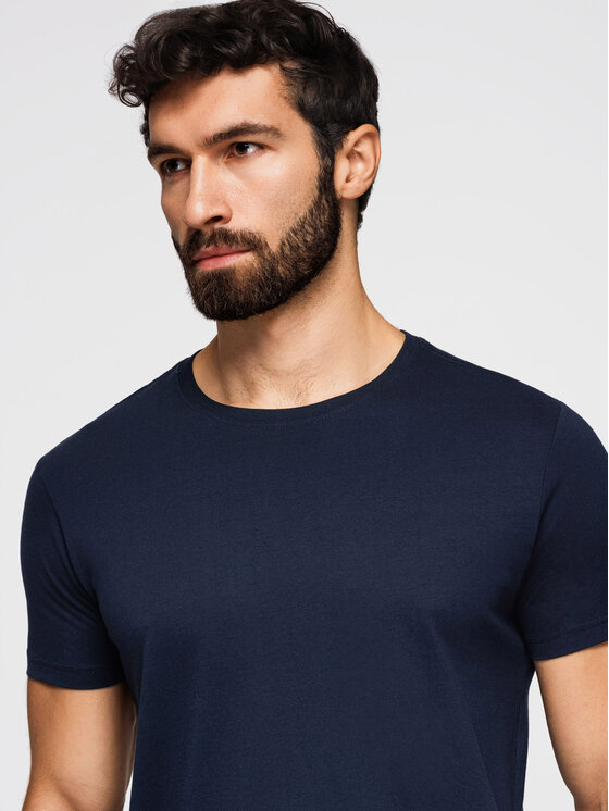 Ombre Ombre Komplet t-shirtów OM-TSBS-0268 Kolorowy Regular Fit