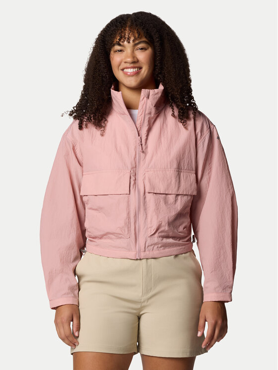 Columbia Columbia Bunda pro přechodné období Paracutie™ Cropped Cargo Windbreaker 2116571 Červená Regular Fit