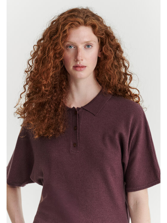 TATUUM TATUUM Bluzka SOBA Czerwony Loose Fit
