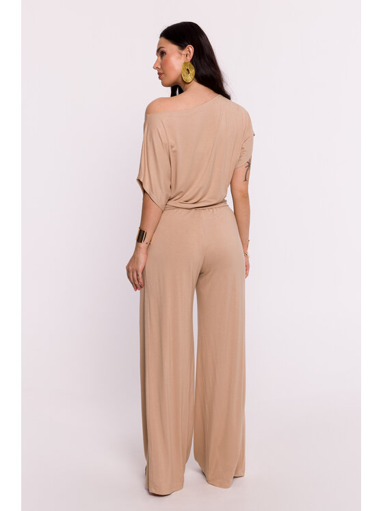 BeWear BeWear Bluzka B287 Brązowy Bella Fit