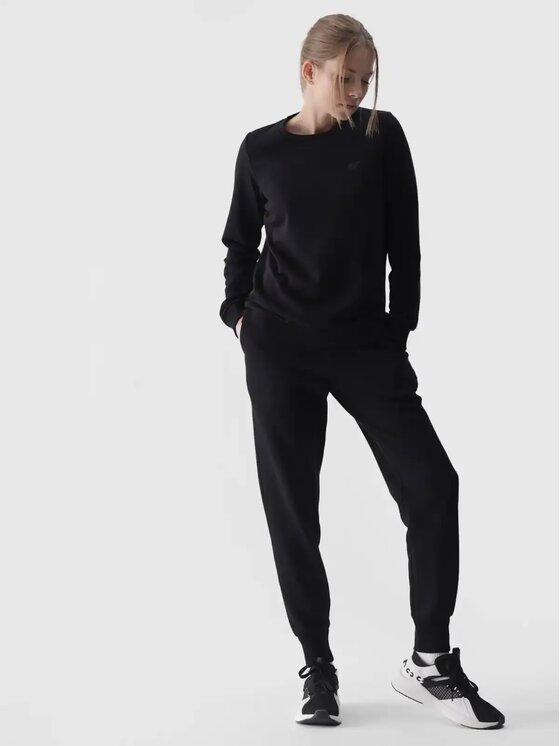 4F 4F Pantaloni da tuta 4FWMM00TTROF0946-20S Nero Regular Fit