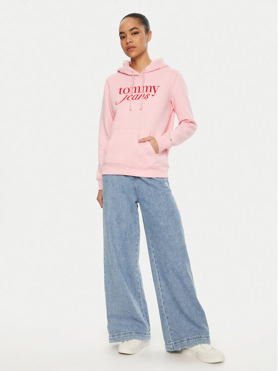Tommy Jeans Tommy Jeans Felpa DW0DW20170 Rosa Regular Fit