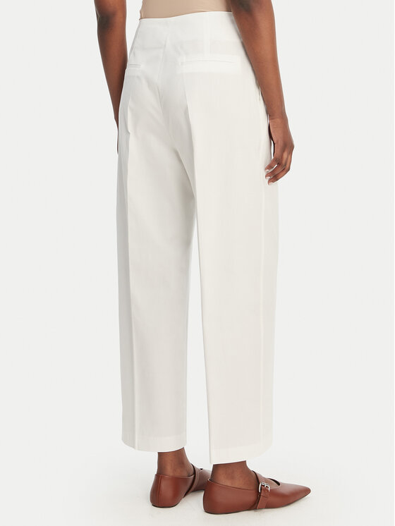 BOSS BOSS Pantaloni culotte Tulotta 50551913 Alb Relaxed Fit