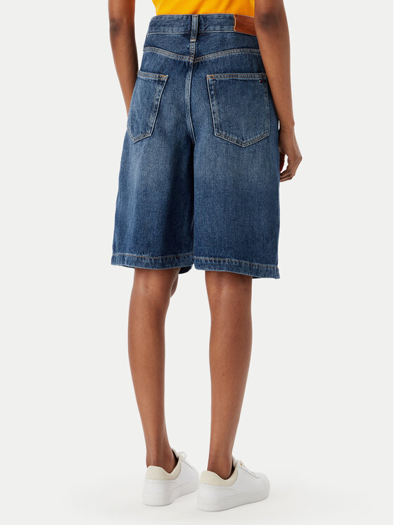 Tommy Hilfiger Tommy Hilfiger Džínové šortky WW0WW48597 Modrá Relaxed Fit