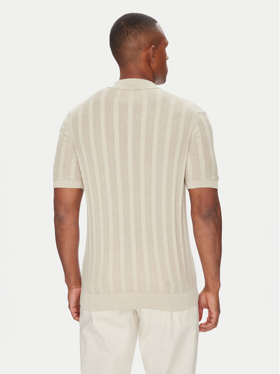 Baldessarini Baldessarini Тениска с яка и копчета B4 50024.5232 Светлосиньо Slim Fit