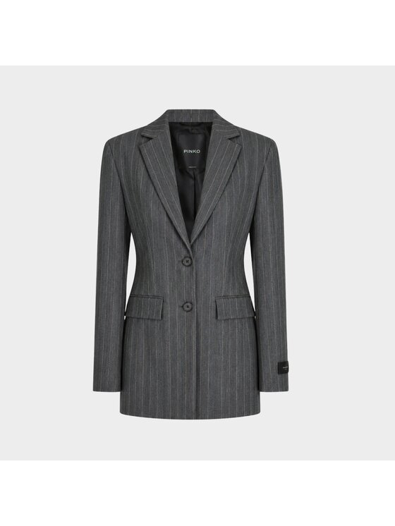 PINKO PINKO Marynarka Gilia Szary Tailored Fit