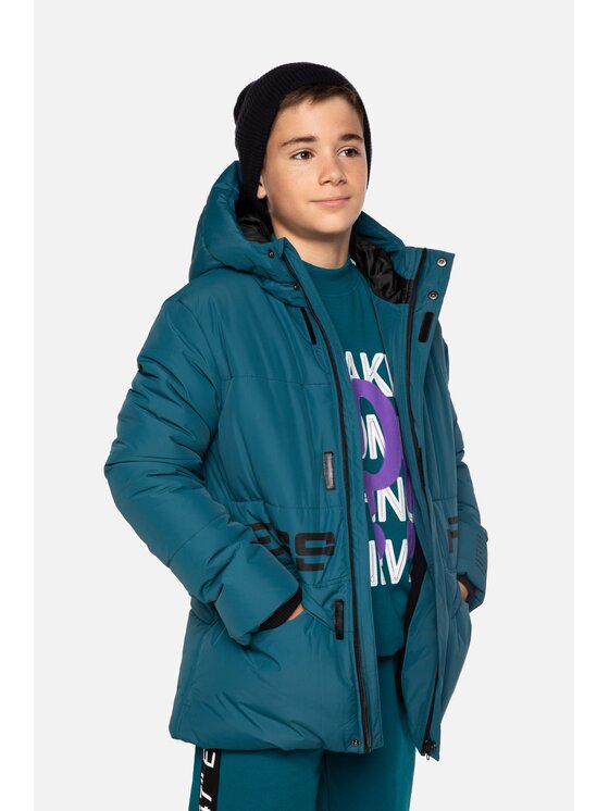 Lemon Explore Lemon Explore Kurtka zimowa ZL3152102OJB-013 Turkusowy Regular Fit