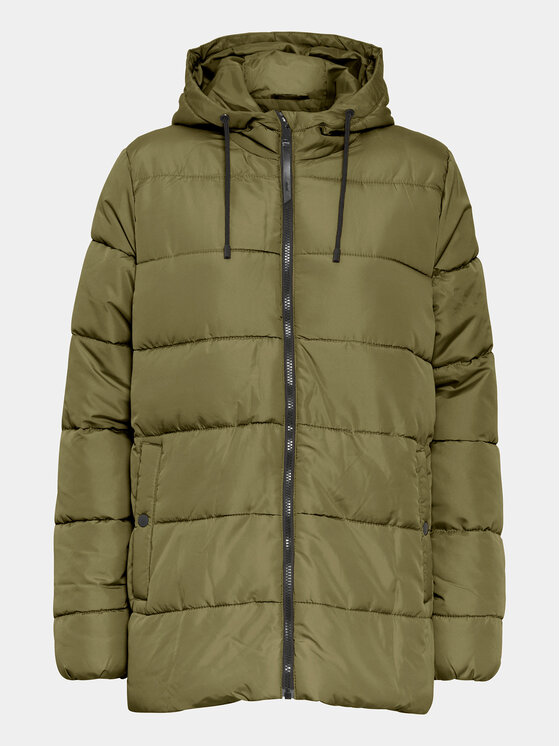 Fransa Fransa Žieminė striukė 20612164 Žalia Regular Fit
