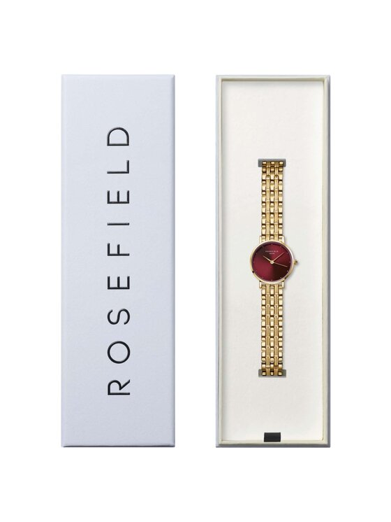 Rosefield Rosefield Zegarek Small Edit Czerwony