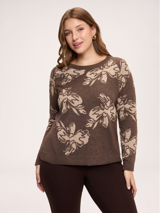 Fiorella Rubino Fiorella Rubino Maglione M460L008727N0S2 Marrone Regular Fit