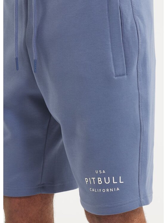 PITBULL PITBULL Szorty materiałowe Szorty dresowe męskie SAMPSON 3XL Niebieski Regular Fit