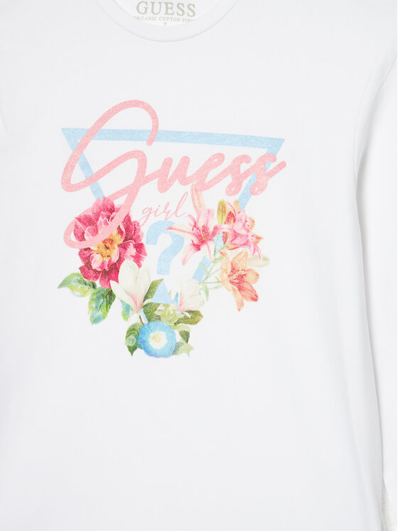 Guess Guess Majica J4YI38 K6YW4 Bijela Regular Fit