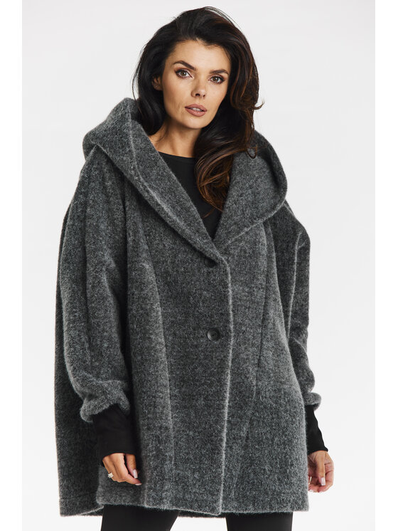Awama Awama Kabát A681 Sivá Basic Fit