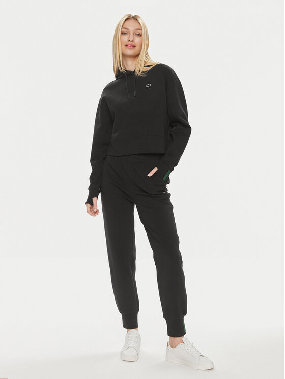 Lacoste Lacoste Majica dugih rukava SF0281 Crna Regular Fit