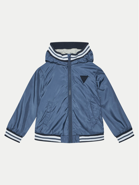 Guess Prechodná bunda N5RL11 WCFM0 Modrá Regular Fit