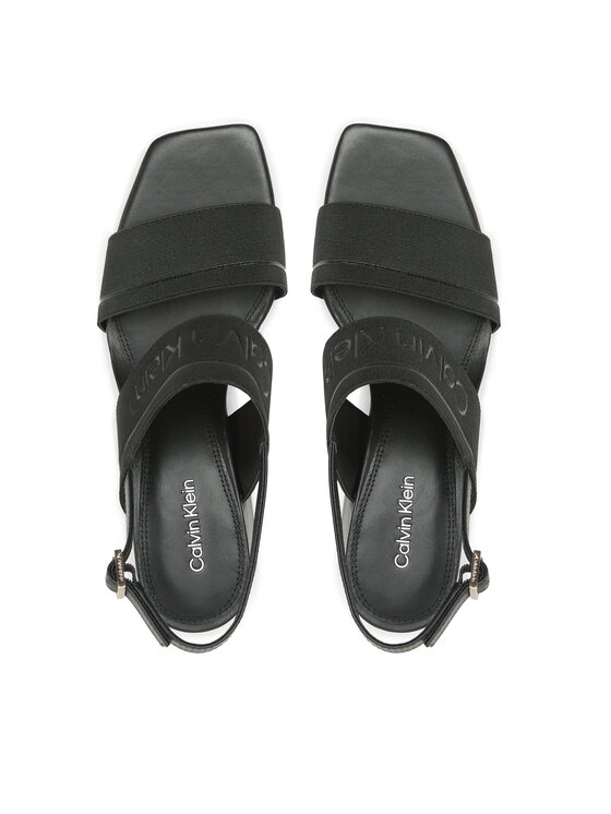 Calvin Klein Calvin Klein Σανδάλια Squared Blk Hl Sandal 45 He HW0HW01635 Μαύρο