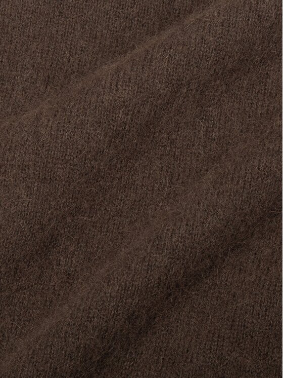 Le Collet Le Collet Sweter AVILA Brązowy Oversize