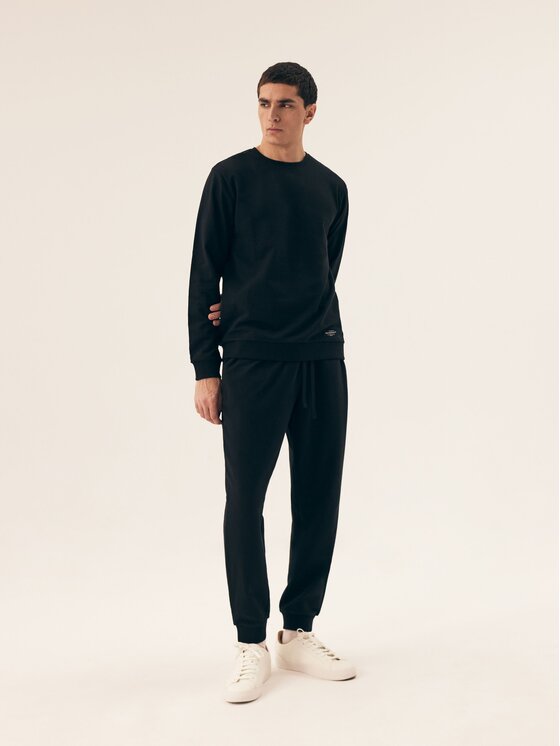 Henderson Henderson Piżama 43043 Czarny Regular Fit