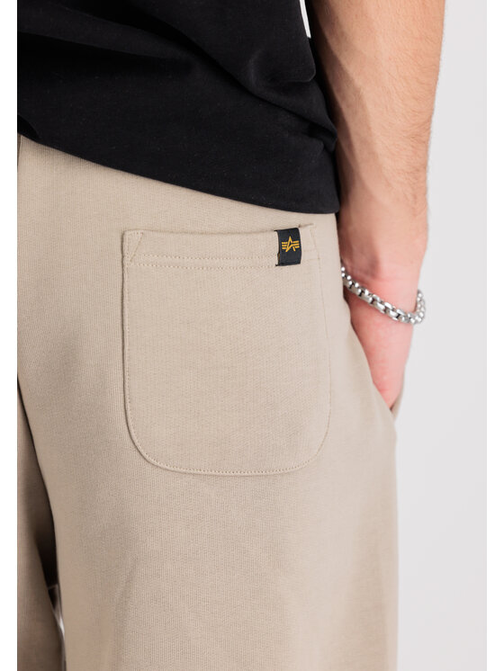 Alpha Industries Alpha Industries Joggery Alpha Essentials Rubber Logo Jogger Żółty Relaxed Fit
