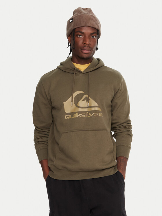 Quiksilver Quiksilver Bluză Comp Logo EQYFT05053 Verde Regular Fit