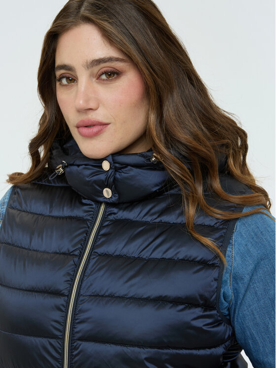 Fiorella Rubino Fiorella Rubino Bezrękawnik F027L000062N034 Niebieski Regular Fit
