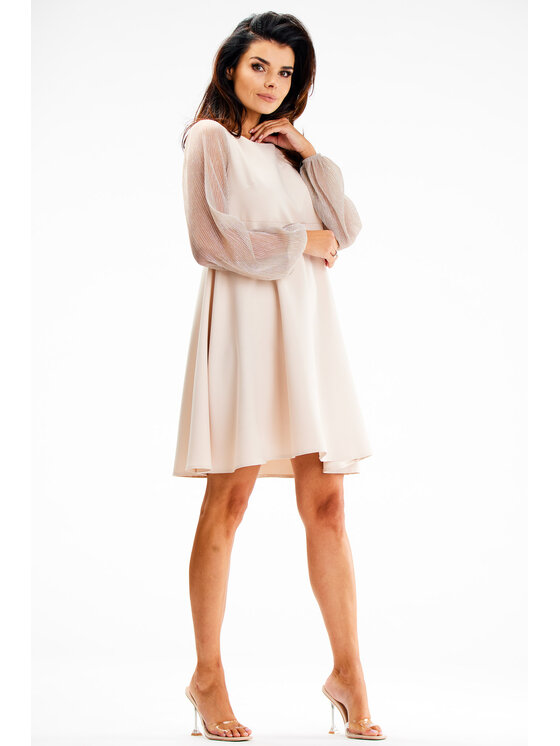 Awama Awama Abito da sera A622 Beige Basic Fit