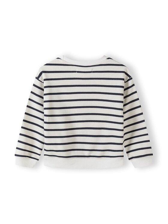 minoti minoti Bluza 30FLEECE105 Biały Regular Fit