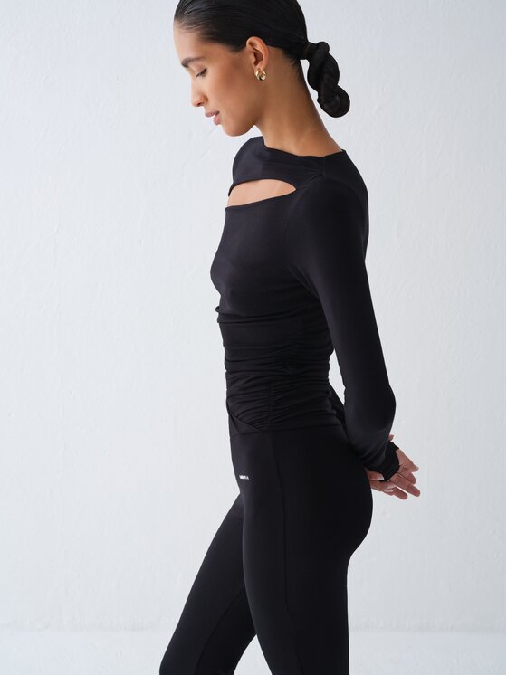 La Mania La Mania Top VEYA Czarny Basic Fit