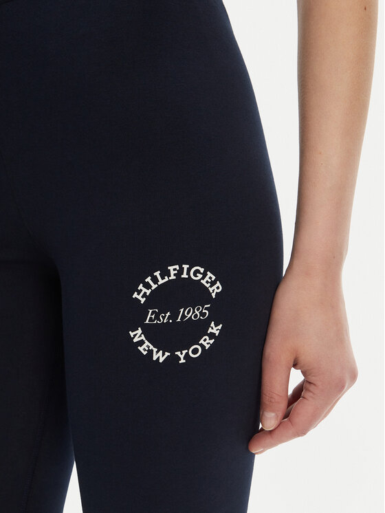 Tommy Hilfiger Tommy Hilfiger Leggings UW0UW05893 Sötétkék Slim Fit