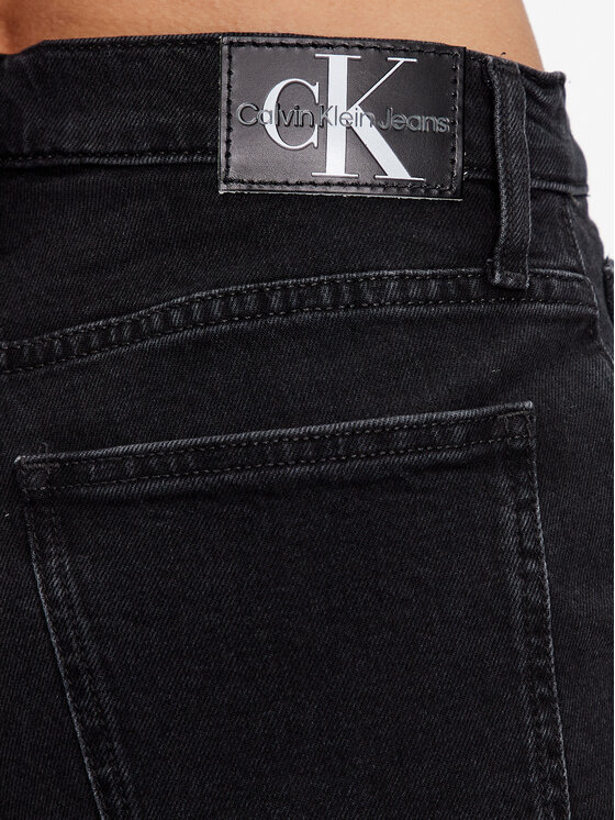 Calvin Klein Jeans Calvin Klein Jeans Džínové šortky J20J220642 Černá Regular Fit