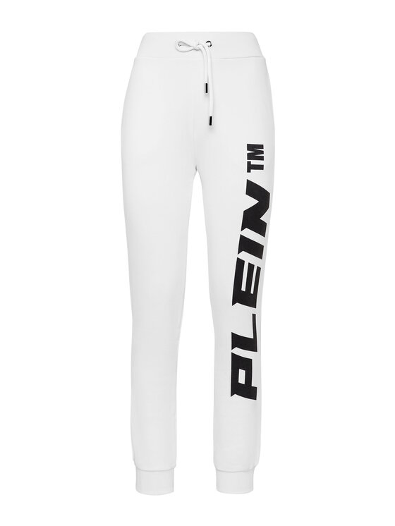 PHILIPP PLEIN PHILIPP PLEIN Spodnie dresowe 3905 Biały Jogger Fit