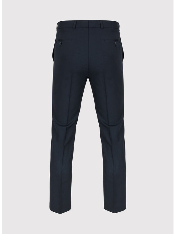 Pako Lorente Pako Lorente Spodnie garniturowe P22SP-6G-027 Granatowy Slim Fit
