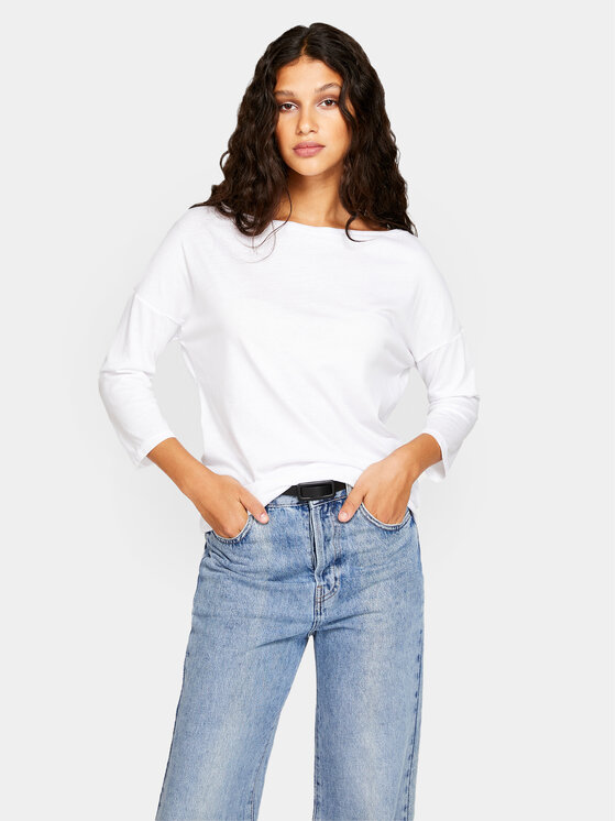 Sisley Sisley Palaidinė 3QU4L12EE Balta Regular Fit