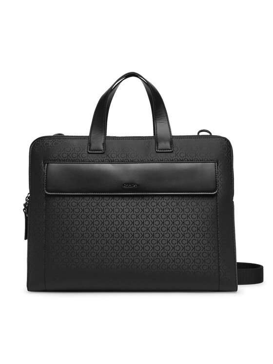 Calvin Klein Calvin Klein Чанта за лаптоп Ck Sleek 2G Laptop Bag Mono K50K512938 Черен