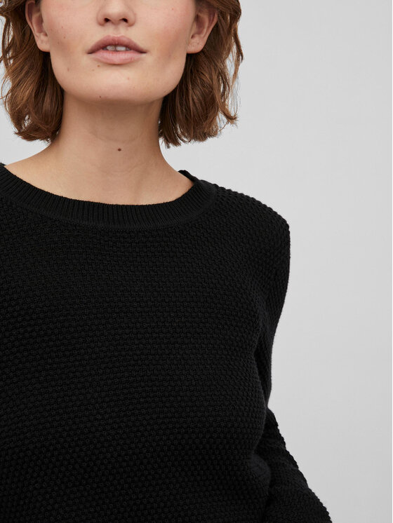 Vila Vila Pullover Dalo 14082767 Schwarz Regular Fit