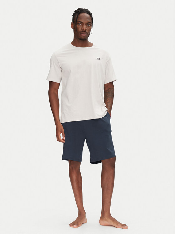 Jack&Jones Męska Piżama, rozmiar XXL, Granatowa, Omaha 12276880