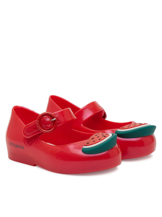 Melissa Melissa Baleriny Mini Melissa Sweet Love Picnic Bb 36009 Czerwony