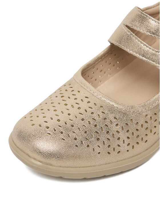 Go Soft Go Soft Halbschuhe CEO-JD63-11 Goldfarben
