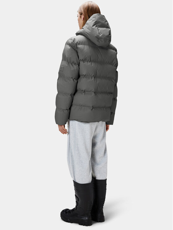 Rains Rains Geacă de iarnă 15120 Gri Regular Fit