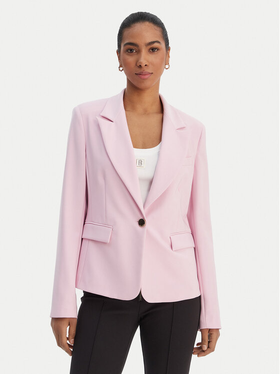 Fracomina Fracomina Sakoi FR26SJ1001W42901 Ružičasta Regular Fit