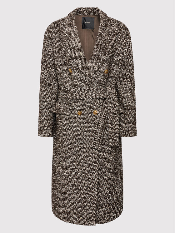 PINKO Pinko Демісезонний плащ Camille 1G18CN A03H Коричневий Regular Fit
