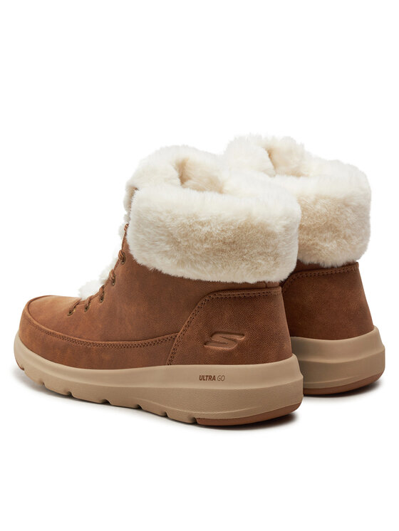 Skechers Skechers Μποτάκια Glacial Ultra - Wonderland 144202 Καφέ
