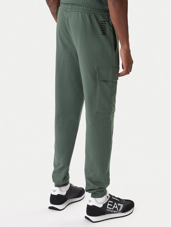EA7 Emporio Armani EA7 Emporio Armani Teplákové nohavice 8NPP67 PJVRZ U7260 Zelená Regular Fit