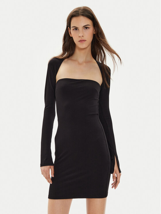 Gina Tricot Gina Tricot Každodenní šaty 23511 Černá Slim Fit