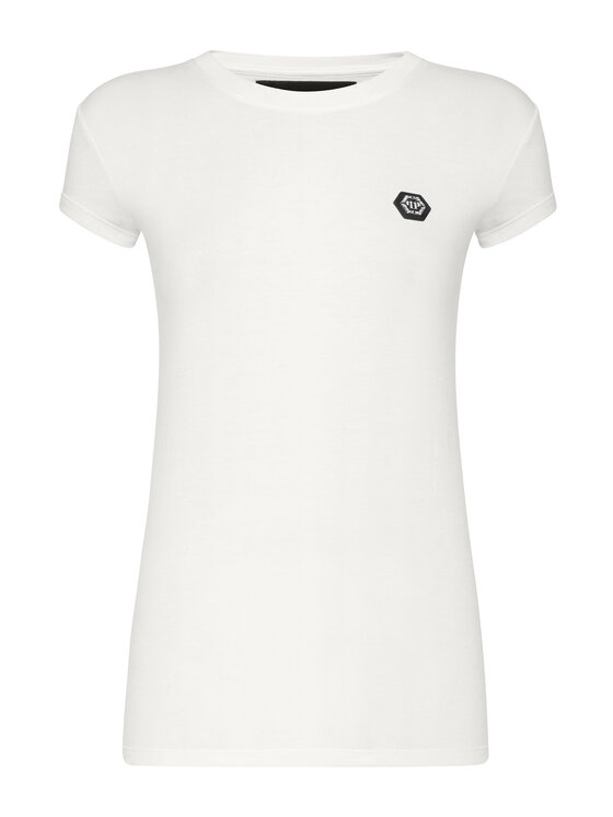 PHILIPP PLEIN PHILIPP PLEIN T-Shirt 30178 Biały Regular Fit