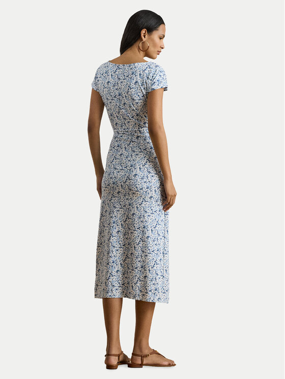 LAUREN RALPH LAUREN LAUREN RALPH LAUREN Sukienka codzienna 200P09120001 Niebieski jasny Slim Fit