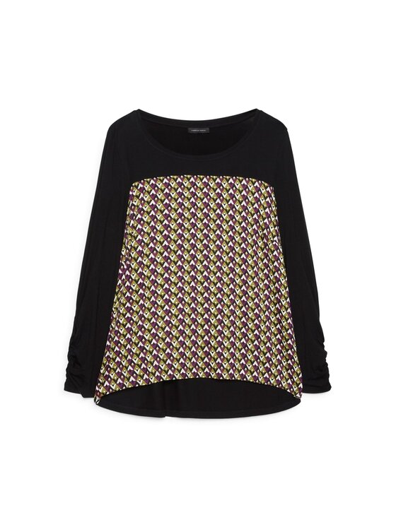 Fiorella Rubino Fiorella Rubino Bluzka G0ADL009160N0V9 Czarny Regular Fit